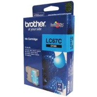 Brother LC67C Cyan Ink Cartridge - 325 Pages - Genuine