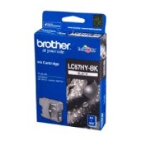 Brother LC67HYBK High Yield Ink Cartridge - Black - Genuine