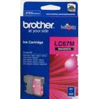 Brother LC67M Magenta Ink Cartridge - 325 pages - Genuine