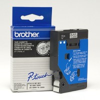 Brother TC101 Black/Clear 12mm P-Touch Label - Genuine