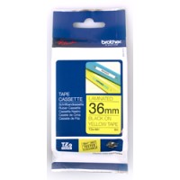 Brother TZE661 36mm Black on Yellow label Tape - Genuine