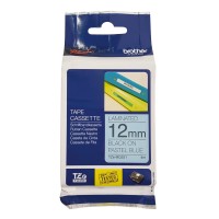 Brother TZeMQ531 12mm Label Tape Black on Pastel Blue - Genuine