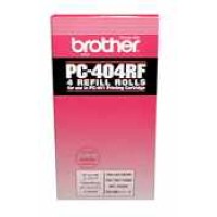 Brother PC404RF Thermal Ribbon - 4 Rolls - Genuine