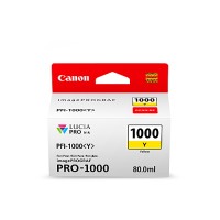 Canon PFI1000 Yellow Ink Cartridge - Genuine