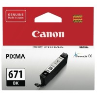 Canon CLI671BK Black Ink Cartridge - Genuine