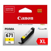 Canon CLI671XLY Hi-Yield Yellow Ink Cartridge - Genuine