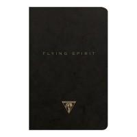 Flying Spirit Sewn Notebook 11x17 Black