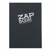 Zap Book A5 Recycled Paper Black Cover