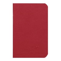 Age Bag Notebook Pocket Blank Red
