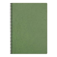 Age Bag Spiral Notebook A4 Lined Green