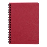 Age Bag Spiral Notebook A5 Lined Red