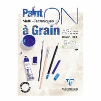 PaintON Pad Grain White A3 20 sheet