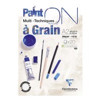 PaintON Pad Grain White A2 20 sheets
