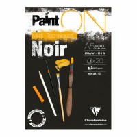 PaintON Pad Black A5 - 20 Sheets