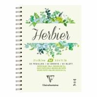 Clairefontaine Herbier Spiral Book A4 180g 32 sheets