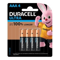 Duracell Ultra Alkaline AAA Battery - 4 Pack