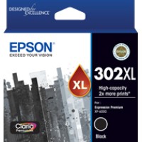 Epson 302XL High Yield Black Ink Cartridge - Genuine