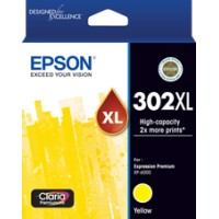 Epson 302XL High Yield Yellow Ink Cartridge - Genuine