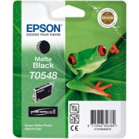 Epson T0548 Matte Black Ink Cartridge - R800 R1800 - Genuine