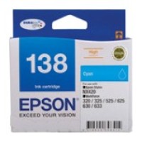 Epson 138 High Yield Cyan Ink Cartridge - Genuine
