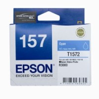 Epson 157 T1572 Cyan Ink Cartridge - R3000 - Genuine