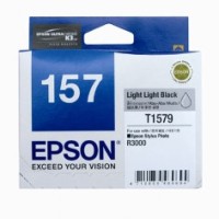 Epson 157 T1579 Light Light Black Ink Cartridge - R3000 - Genuine