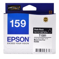 Epson 159 Photo Black T1591 Ink Cartridge - R2000 - Genuine