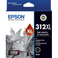 Epson 312XL High Yield Black Ink Cartridge - Genuine