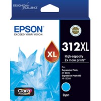 Epson 312XL High Yield Cyan Ink Cartridge - Genuine