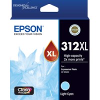 Epson 312XL High Yield Light Cyan Ink Cartridge - Genuine