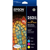 Epson 252XL Hi-Yield Ink Value 4-Pack - Genuine