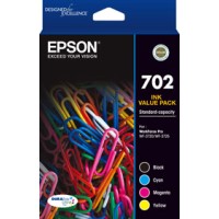 Epson 702 Ink Cartridge 4 Pack - Genuine