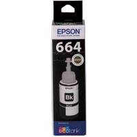 Epson T664 - C13T664192 Black Eco Tank Ink 4500 Pages - Genuine