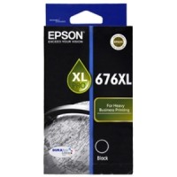 Epson 676xl High Yield Ink Cartridge - Black - Genuine