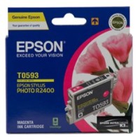 Epson T0593 Magenta Ink Cartridge - R2400 - Genuine