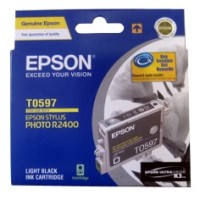 Epson T0597 Light Black Ink Cartridge - R2400 - Genuine