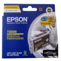 Epson T0599 Light Light Black Ink Cartridge - R2400 - Genuine