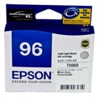 Epson 96 T0969 Light Light Black Ink Cartridge - R2800 - Genuine