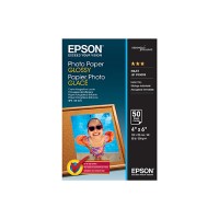 Epson Glossy Photo Paper 4" x 6" - 50 pk - Genuine