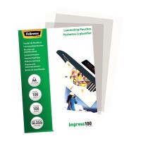 Fellowes Laminating Pouches A4 Gloss 100 micron - 100 pack