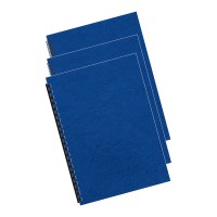 Fellowes Binding Covers A4 250 gsm Royal Blue -100 pack