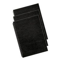 Fellowes Binding Covers A4 250gsm Black - 25 pack