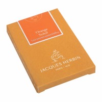 7-Pack Jacques Herbin Essential Ink Cartridge Orange Soleil