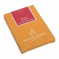 7-Pack Jacques Herbin Essential Ink Cartridge Rouge d'Orient