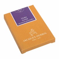 7-Pack Jacques Herbin Essential Ink Cartridge Violet Boreal