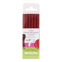 Herbin Wax Gun Sticks Cherry - 6 Pack