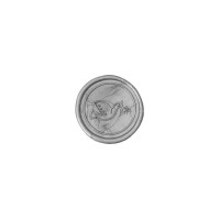 Herbin Engraved Seal Brass Disc Dove