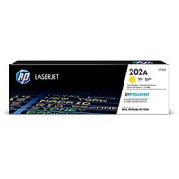 HP 202A - CF502A Yellow Toner 1,300 Pages - Genuine