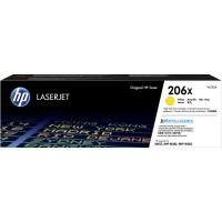HP 206X - W2112X Yellow Hi-Yield Toner 2,450 Pages - Genuine