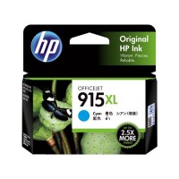 HP 915XL Hi-Yield Cyan Ink Cartridge - 3YM19AA - Genuine